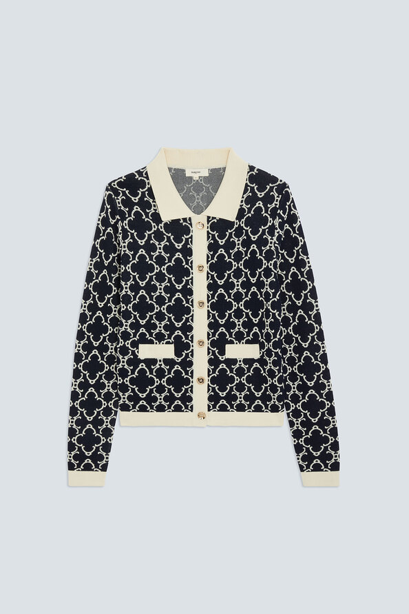 GEMARY Fancy patterned cardigan