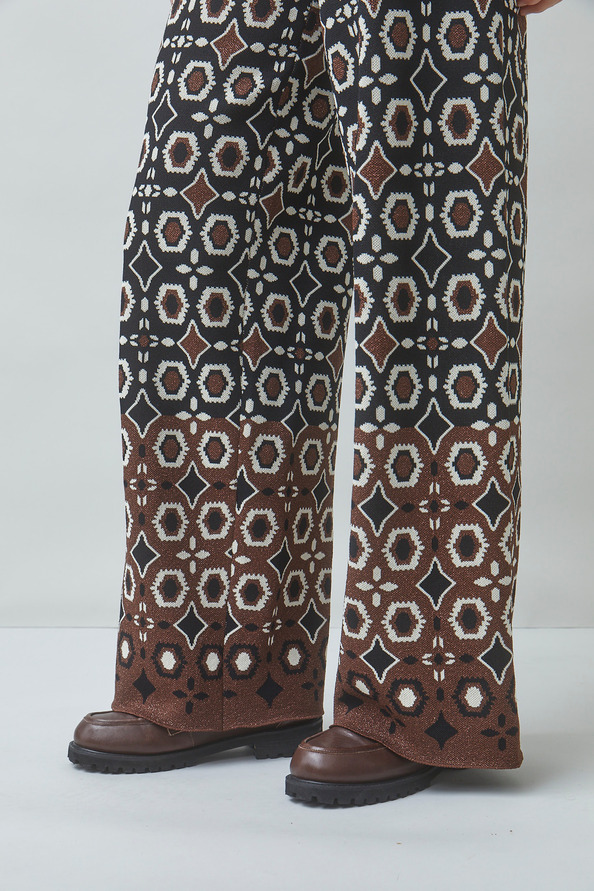 JASPER Jacquard knit pants