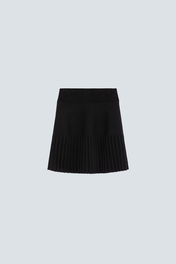 FALDA Short pleated skirt